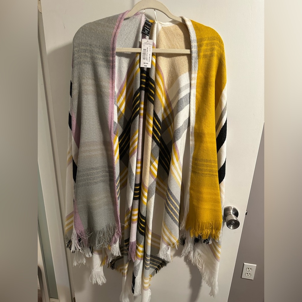 Mixit Neutral Plaid Stripe Shaul/Cape